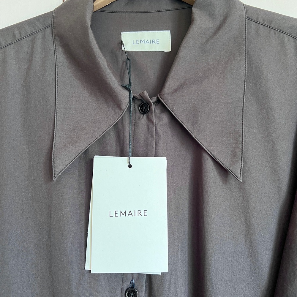 *SOLD* AUTH NWT Lemaire Poplin New Twisted Dress - Picture 3 of 8